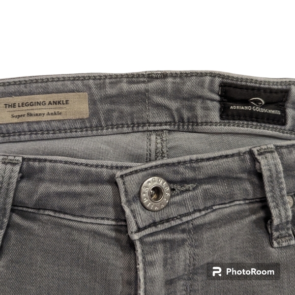 Adriano Goldshmied The Legging Ankle Super Skinny Grey Jeans Women's Size 28R - Picture 2 of 6